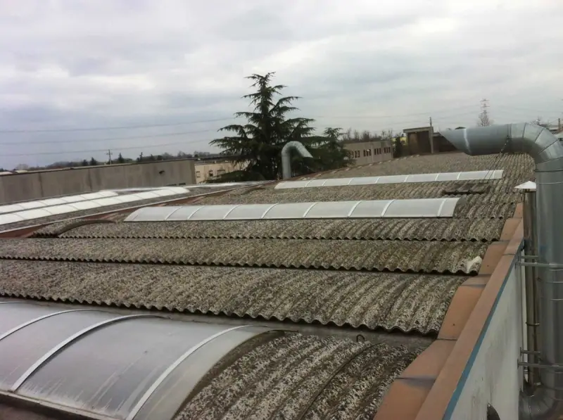 Copertura bonificata, lavori conclusi